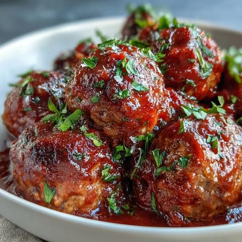 Housewarming slow cooker meatballs in marinara, simmered to perfection, perfect for sharing at celebrations.  