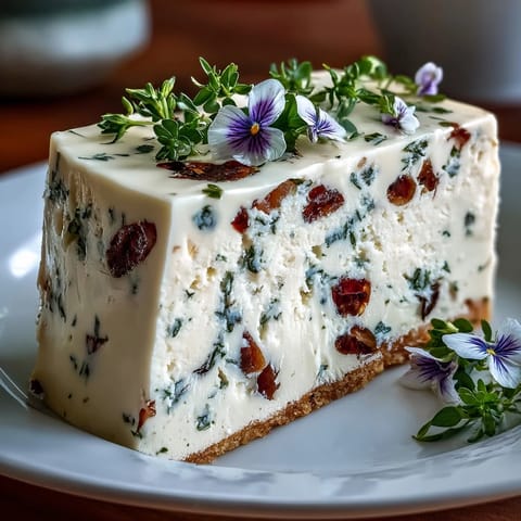 Spring Cake Pressed Flowers