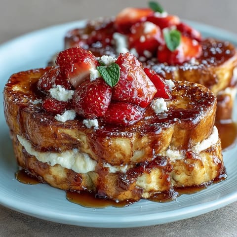 Spring Brunch Strawberry Toast