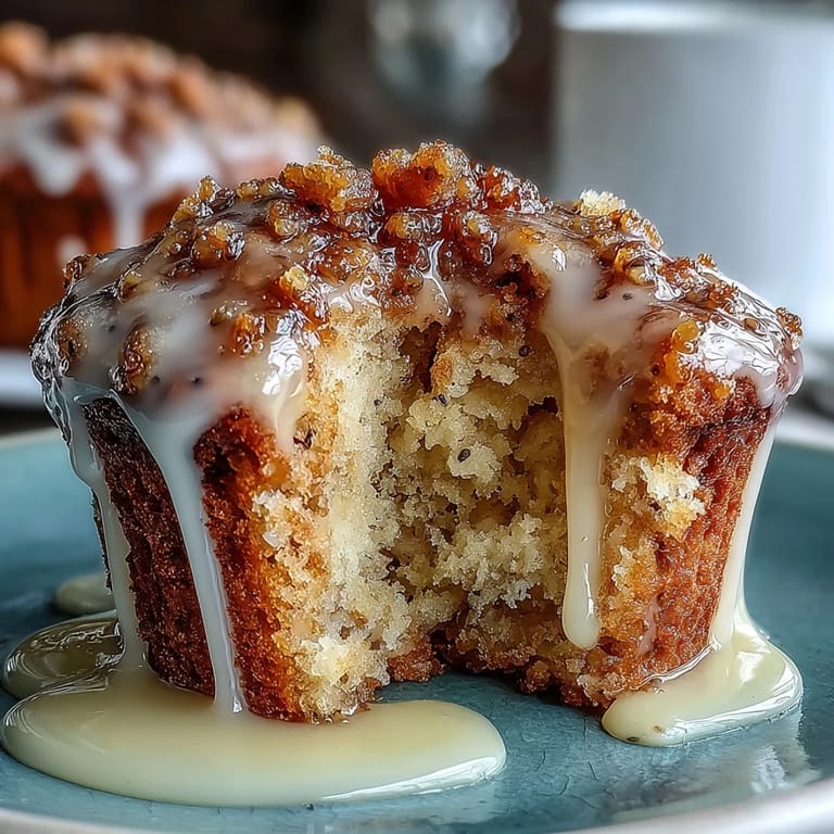 Warm lemon poppy seed muffins with a tender crumb, sparkling glaze, and a hint of citrus—inviting and perfect for sharing.
