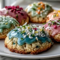 Lemon Sugar Cookies Pastel Glaze